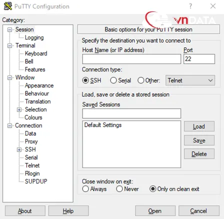 Su dung PuTTY