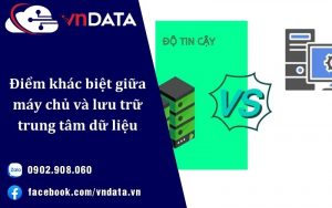 Điểm khác biệt giữa máy chủ và lưu trữ trung tâm dữ liệu là gì?