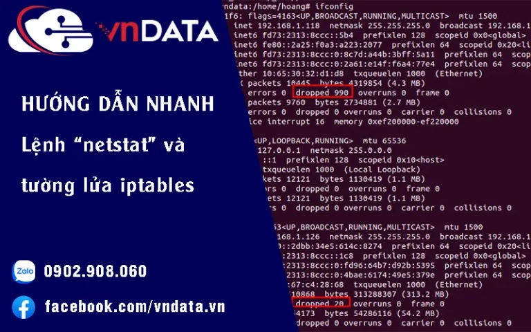 lenh netstat va tuong lua iptables