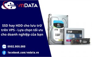 SSD hay HDD cho lưu trữ trên VPS - Lựa chọn tối ưu cho doanh nghiệp của bạn