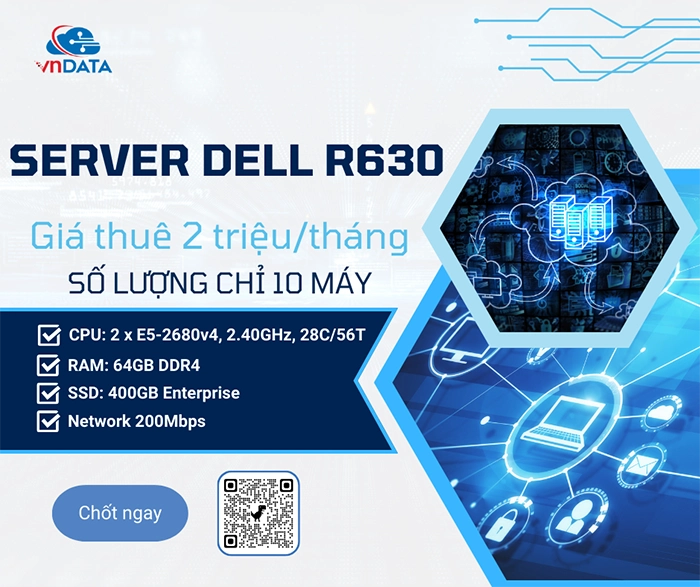 khuyến mãi Server Dell R630