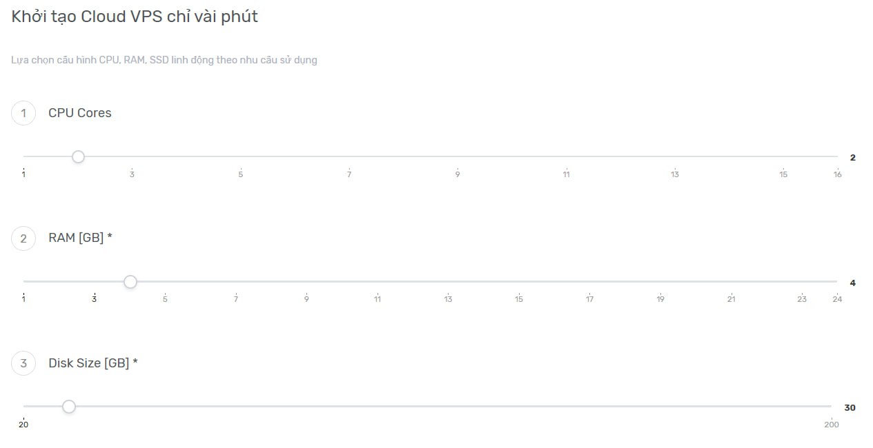 điều chỉnh lại cấu hình gói Cloud VPS N8N theo nhu cầu