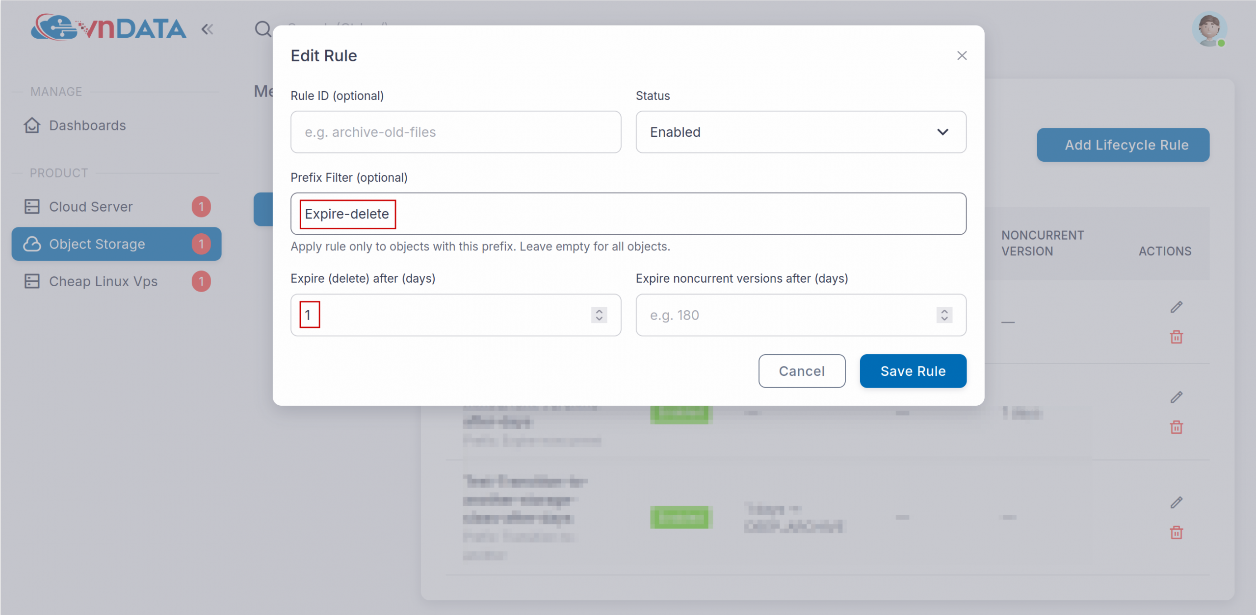 Xóa file với tên file bắt đầu bằng chuỗi Expire-delete.