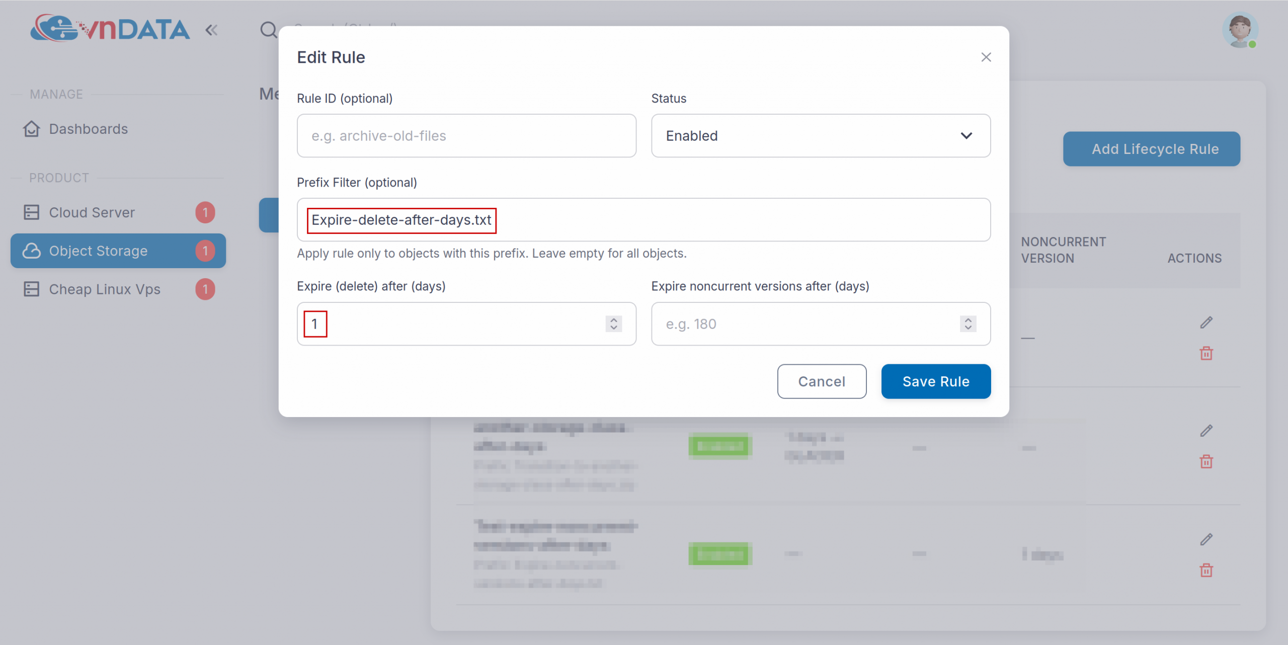 Xóa đúng file với tên đầy đủ Expire-delete-after-days.txt.