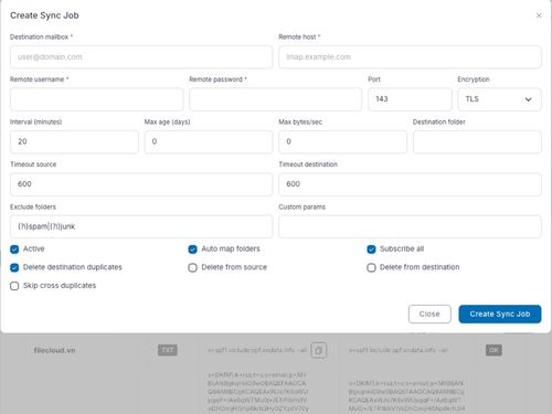 Auto Migrate Email